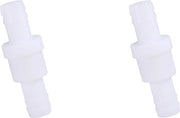 Terugslagklep in linea in plastica 12mm 2 pezzi - Gasolio Vapore Aria non ritorno - Idoneo per sistemi di liquido.