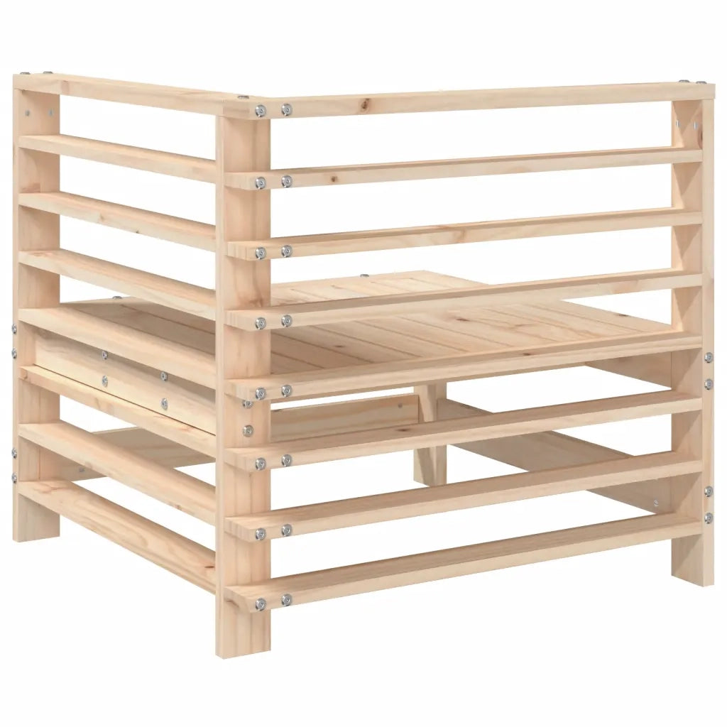 Divani Angolari da Giardino 2 pz in Legno Massello di Pino 825632
