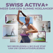 Cerchio Fitness Silenzioso - Non Caduta - Cercatore di Peso per Donne - Cerchio Fitness con Contatore