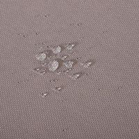 Set da Giardino Divano Angolare e Tavolino in Alluminio Grigio