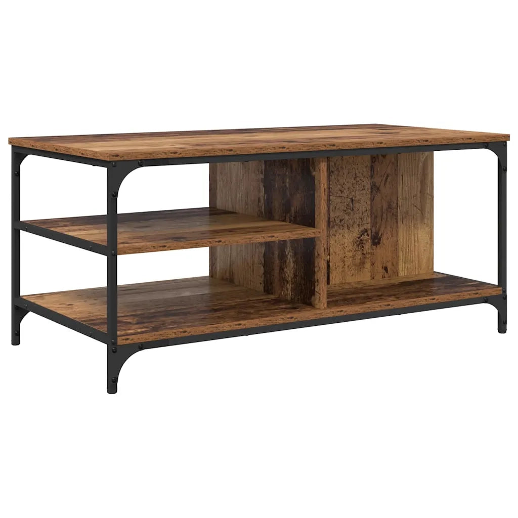 Tavolino da salotto | Tavolino da caff¨¨ | Tavolino da Soggiorno Legno vecchio 100 x 50 x 45 cm