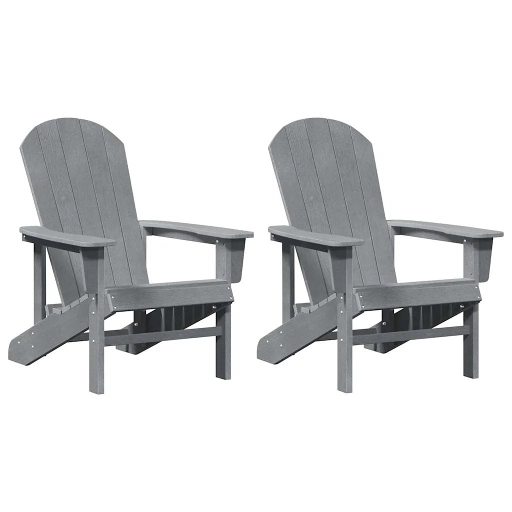 Sedia da Giardino 2 pz | Sedie da Esterno Grigio chiaro 82 x 74 x 92 cm