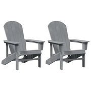 Sedia da Giardino 2 pz | Sedie da Esterno Grigio chiaro 82 x 74 x 92 cm