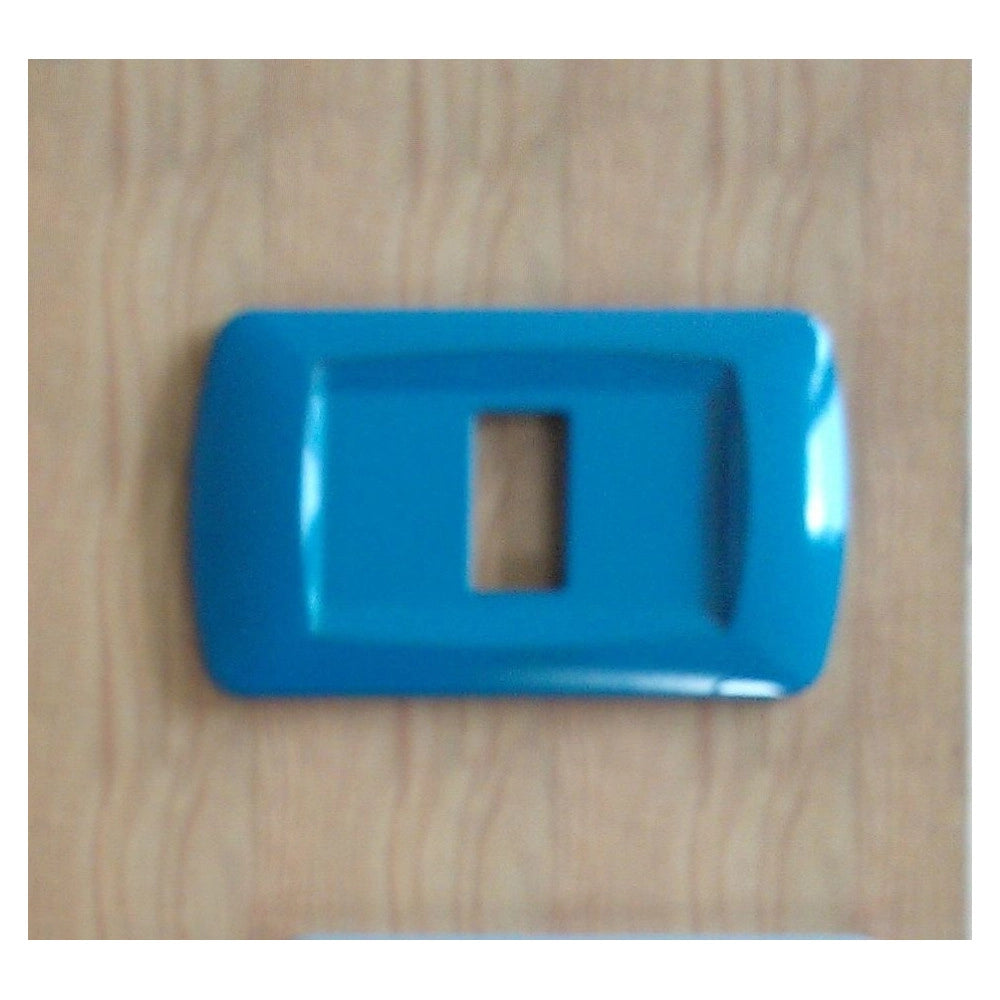Trade Shop - Placchette Placche In Abs Serie Magic Bticino Compatibili Placca Copriprese Fori - Blu Cielo -3 Fori     -