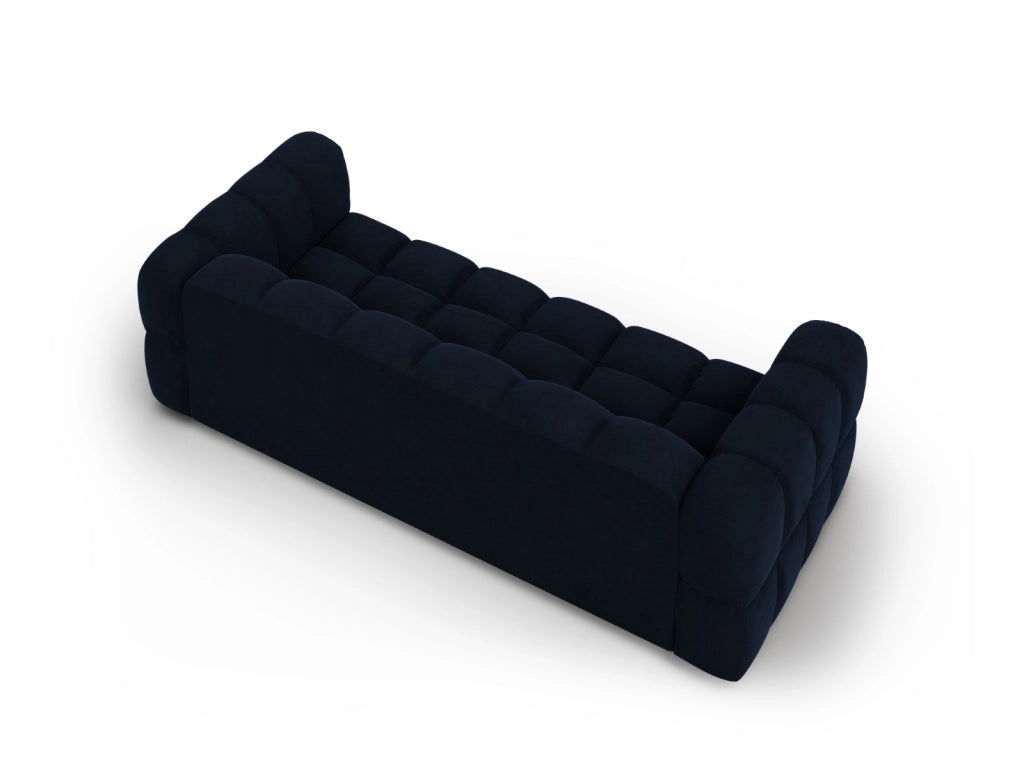 Cosmopolitan Design - Divano modulare "Sky" 4 posti in velluto blu reale 