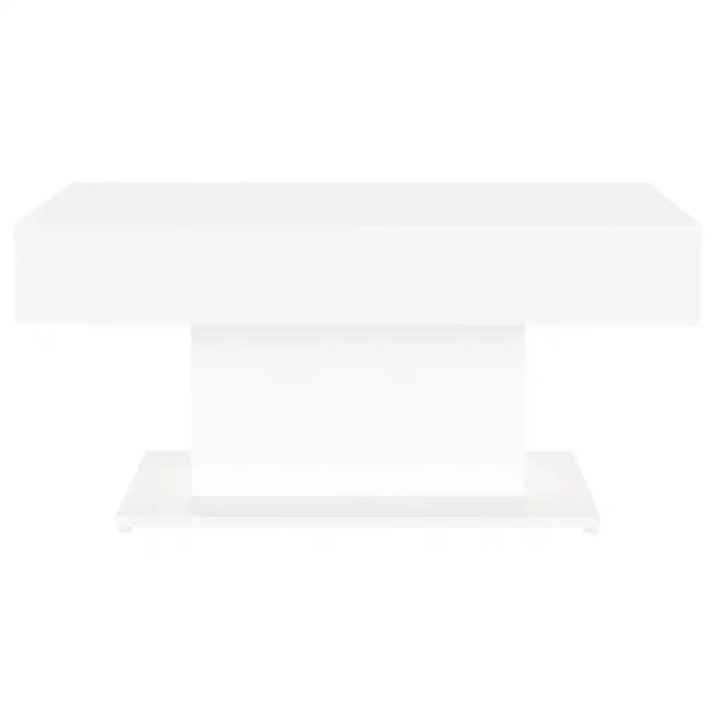 Tavolino da Salotto Bianco 96x50x45 cm in Legno Multistrato 806831