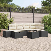 Set di divani con cuscino 7 pcs polyrattan