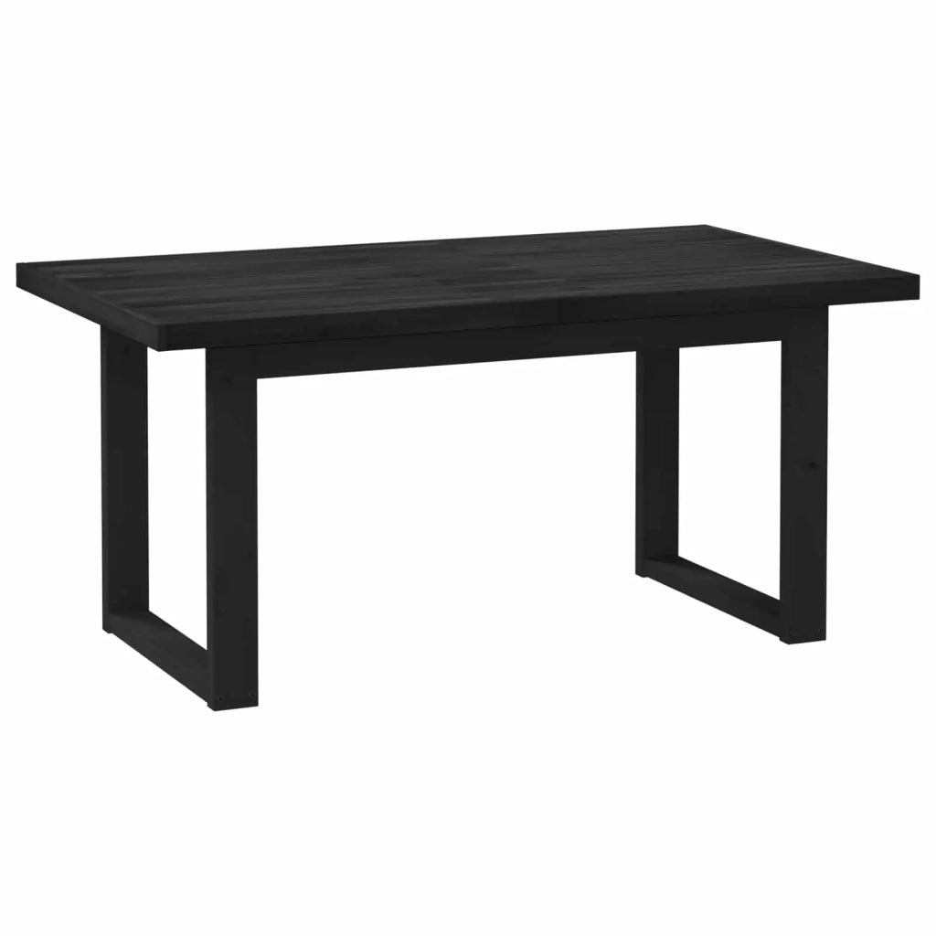 Tavolo da pranzo NOAIN 160 cm Legno Massello di Pino Nero 42020915