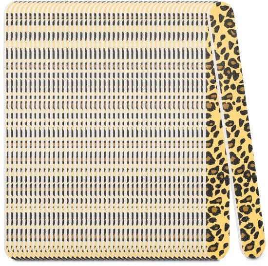 Vijli per unghie 50 pezzi - Acrilico naturale - per schiuma di legno/schiuma - Luipaard - Grana #180/#240 - 17,8 cm x 2 cm x 0,4 cm