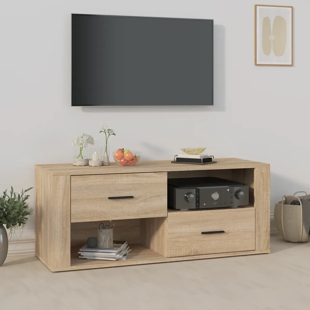Mobile per TV-Credenza TV-Console TV Rovere Sonoma 100x35x40 cm Legno Multistrato 334928