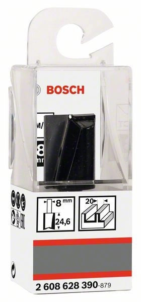 2608628390 - Fresa dritta, 8 mm, D1 20 mm, L 25 mm, G 56 mm 8 mm, D1 20 mm, L 25 mm, G 56 mm