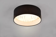 LOCARNO PLAFONIERA LED 12W  1160lm, 3000K CON PARALUME NERO D.30CM