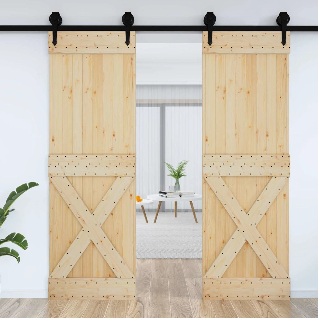 Porta NARVIK Naturale 70 x 210 cm Legno di pino solido 42047094