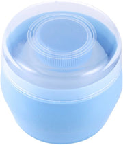 Set di 3 polverini con scatola di conservazione, morbidi e soffici cuscini di peluche, adatti per l'applicazione di polvere di talco, portatile e facile da utilizzare
