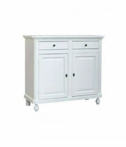 Madia credenza arte povera 2 ante legno bianco 103x43x96 (1511) - Mobili 2G