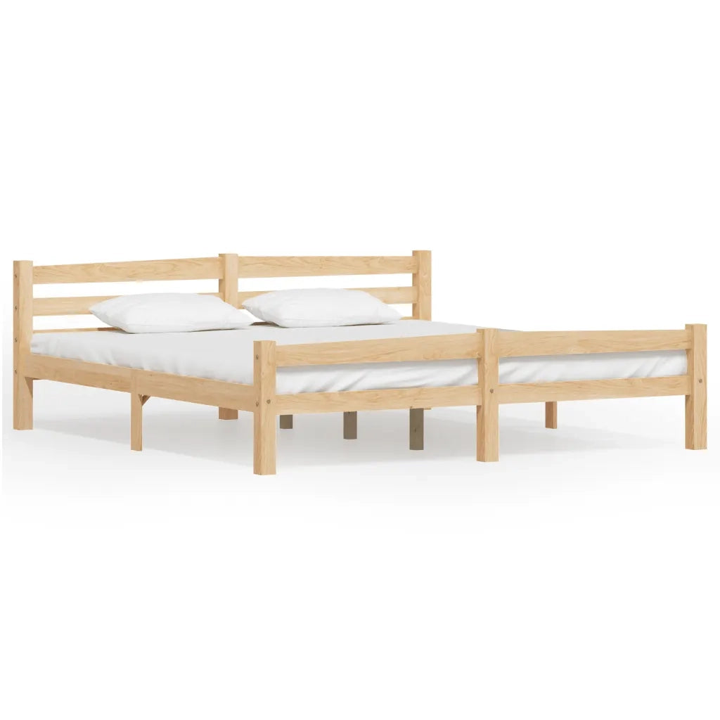 Giroletto senza Materasso 180x200 cm in Legno Massello di Pino 322066
