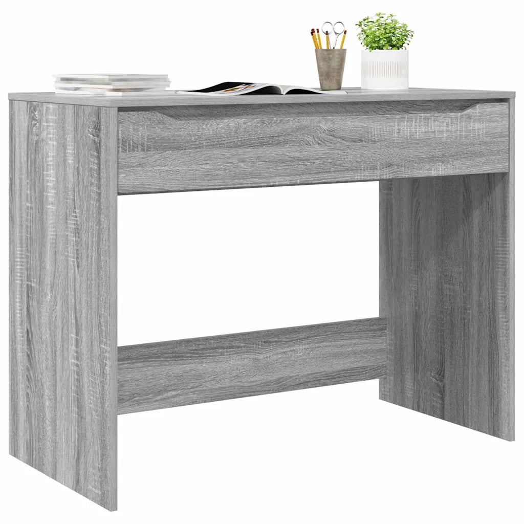 Scrivania Sonoma grigia 100 x 50 x 78 cm Legno ingegnerizzato