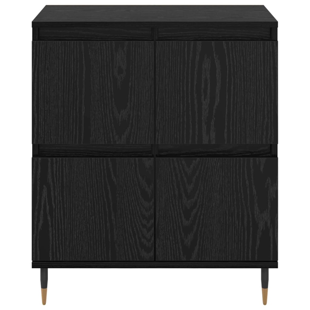 Armadio 2 pz Rovere Nero 60 x 35 x 70 cm CFW4308640