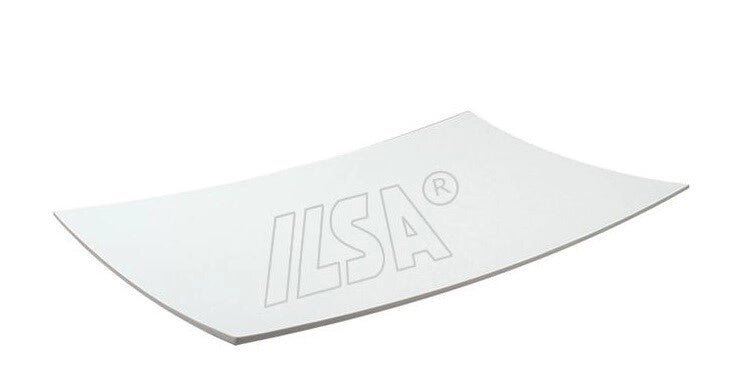 Piatto Vassoio curvo bianco avorio in Melamina 32 x 27 cm