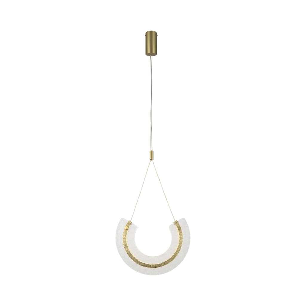 Lampada a sospensione Maytoni Maya oro vetro LED 10W