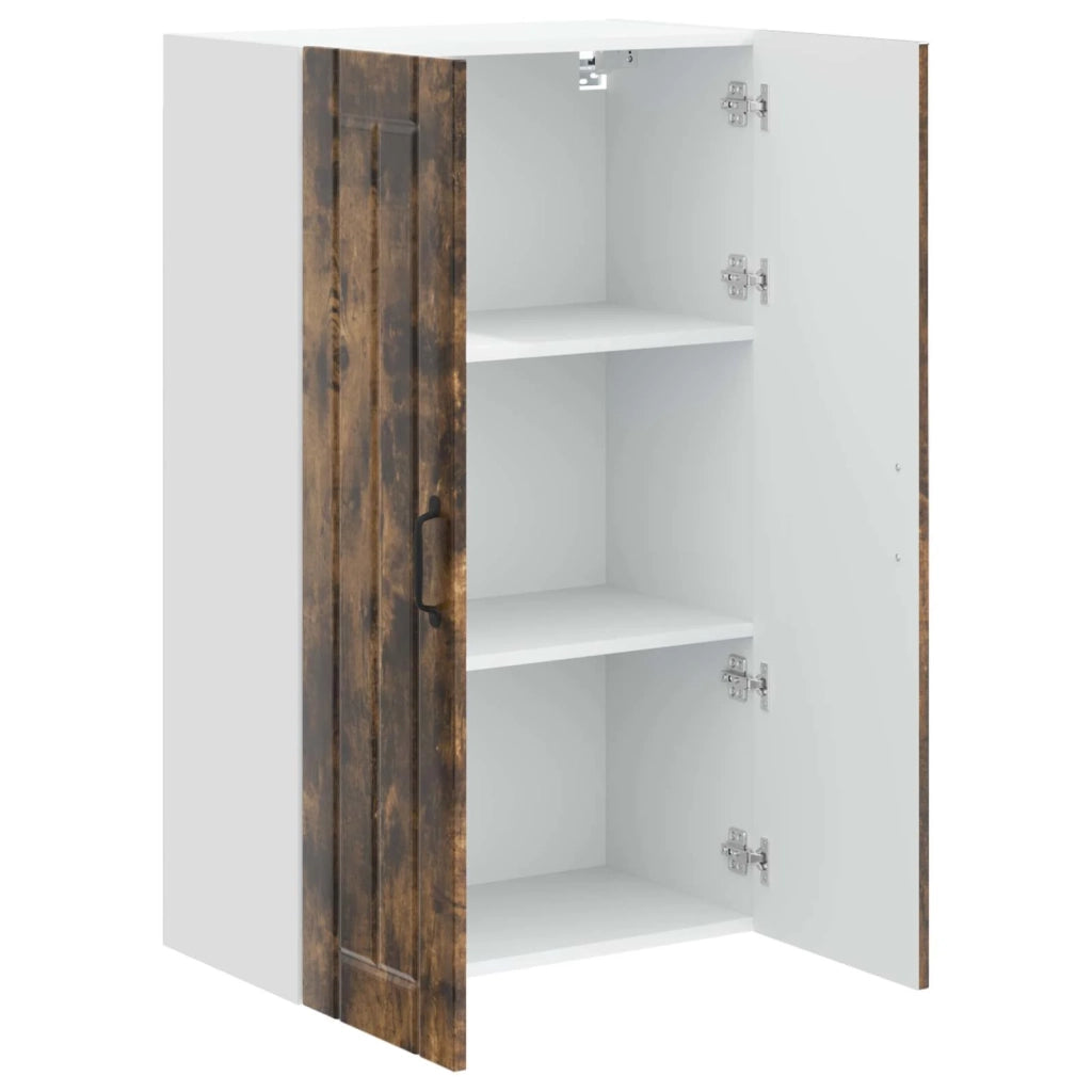 Pensile da cucina | Armadietto a muro LUCCA Rovere Fumo 60 x 31 x 100 cm