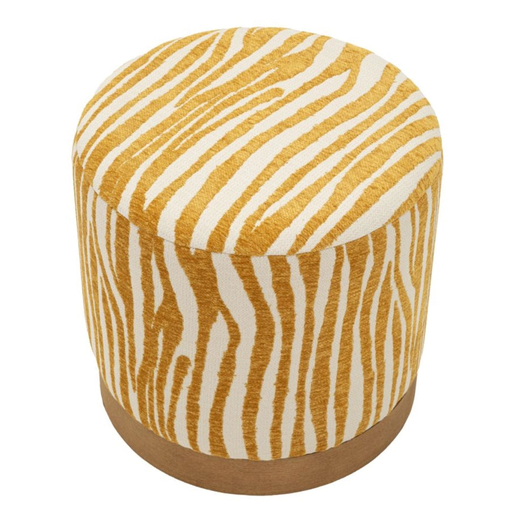 Pouf VKH1066, Giallo, Spugna, 40x40x40 cm