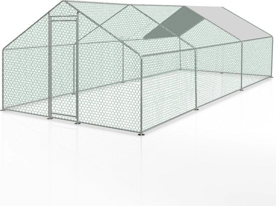 Recinzione per polli capannone per polli esterno 3x6x2 m