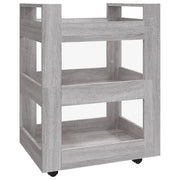 Carrello da Cucina Grigio Sonoma 60x45x80 cm Legno Multistrato CFW7866316