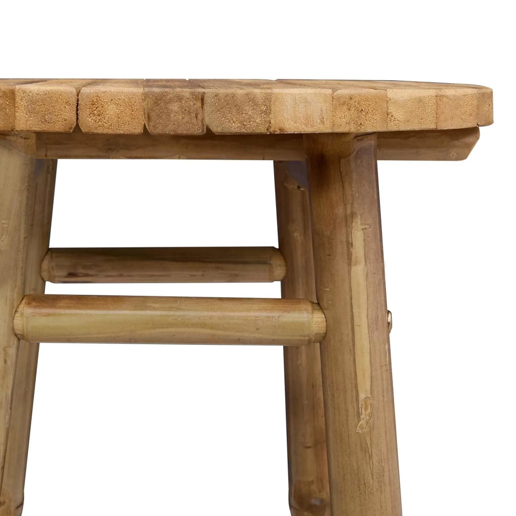 Panca da Giardino Naturale Ø 38 x 68 cm Bambù 42028240