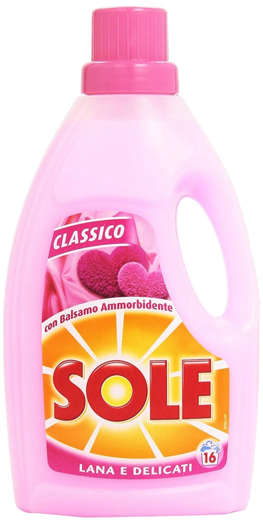 SOLE SET 4 PZ DETERSIVO PER BUCATO LANA E DELICATI DA 1 LT FORMATO CLASSICO