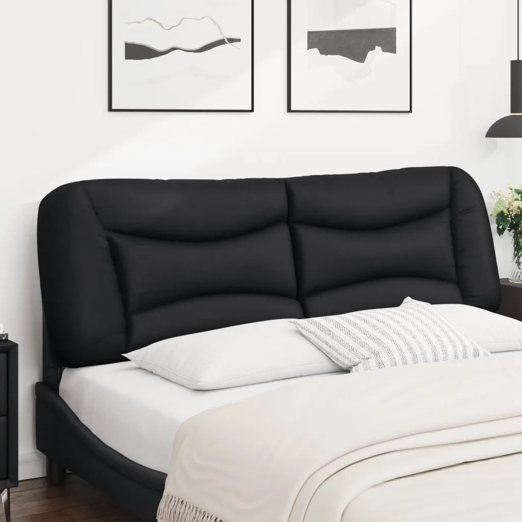 Cuscino Testiera Hvar Nero 160 cm in Similpelle CFW3945359