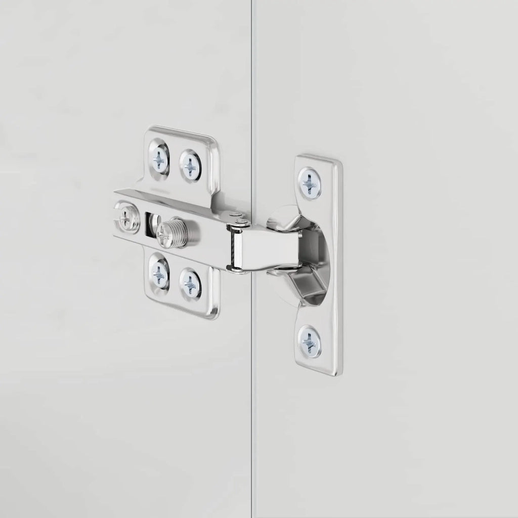 Set di Armadi da Bagno TULUM Bianco Lucido 60 x 34 x 63 cm
