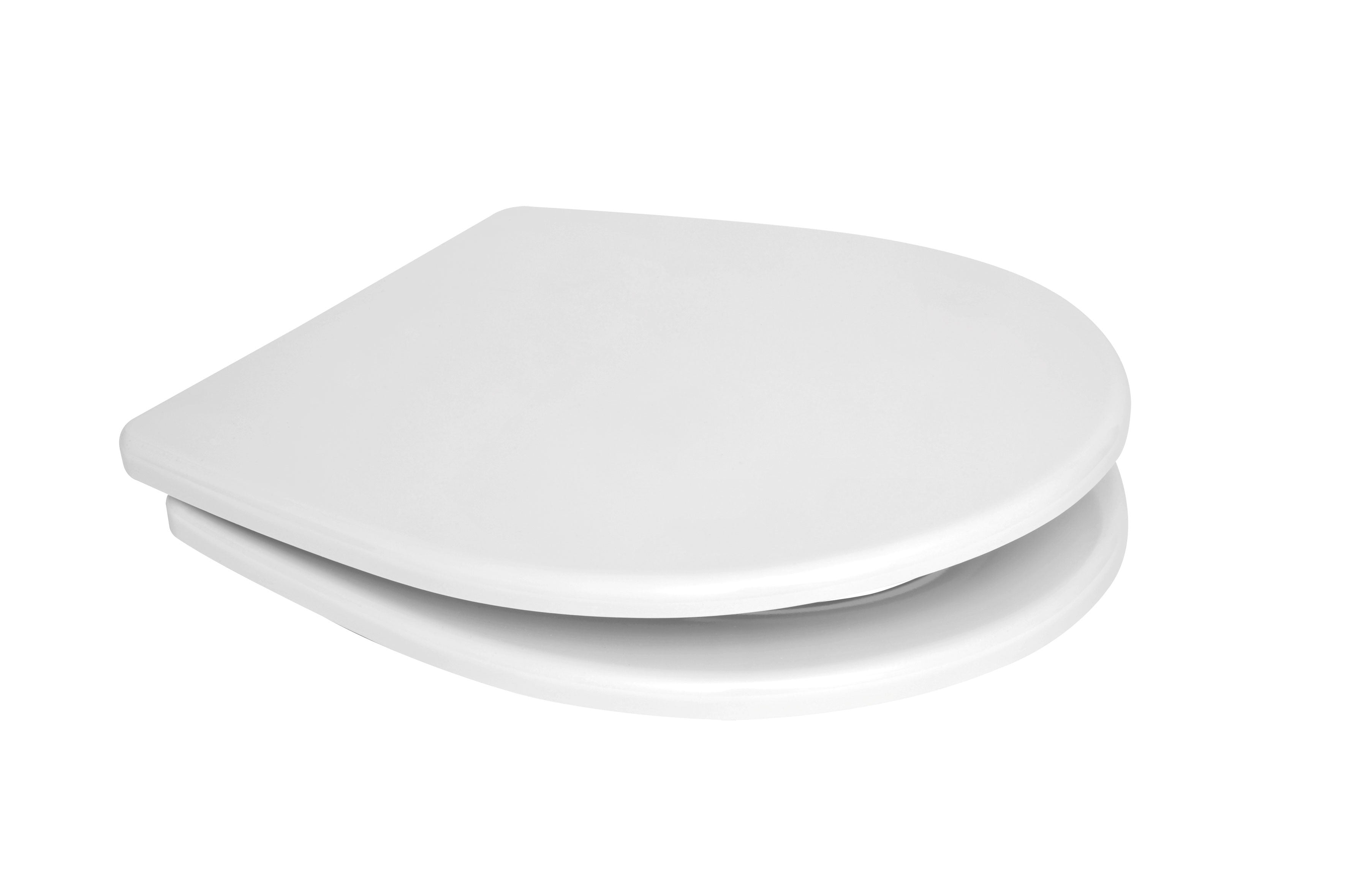 Sedile wc in termoindurente con cerniere in inox soft close adattabile a serie colibri 2 , arianna,nube aquatech