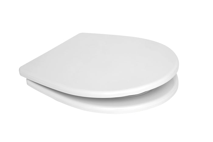 Sedile wc in termoindurente con cerniere in inox soft close adattabile a serie colibri 2 , arianna,nube aquatech