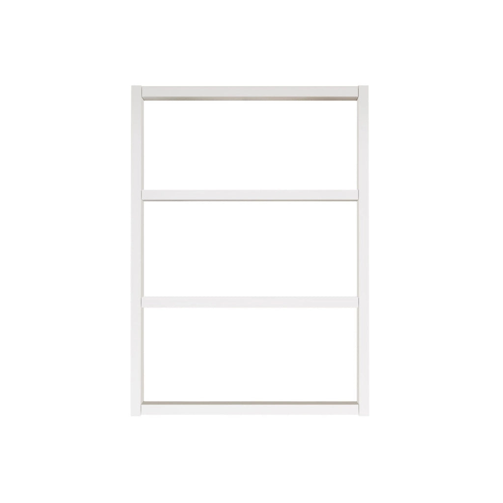 Mensola da parete in legno "PR1" - 43 x 9 x 60 cm - Bianco