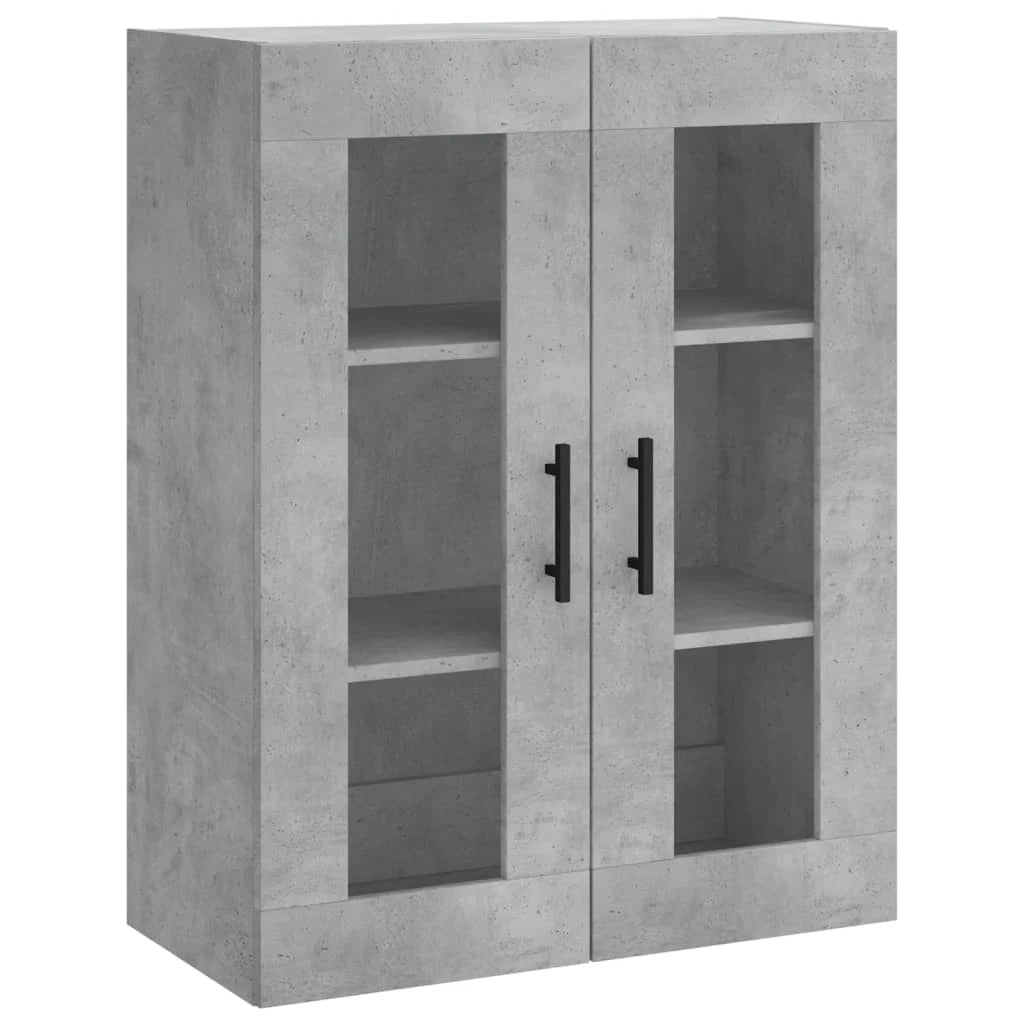 Credenza cassettiera mobile contenitore organizer cucina soggiorno salotto alto 695 x 34 x 180 cm legno ingegnerizzato grigio 02_0034626