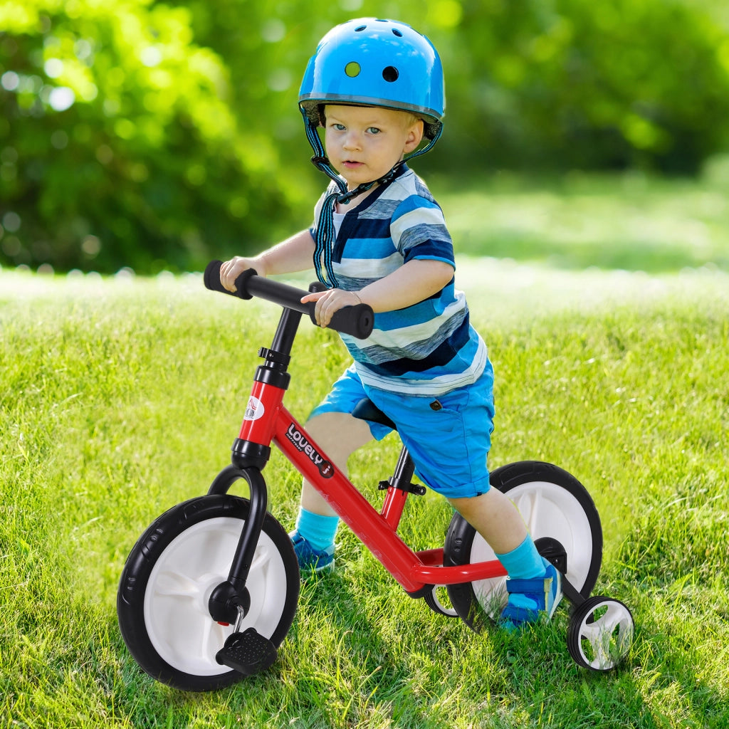 Bicicletta senza Pedali per Bambini 24+ Mesi con Sella Regolabile 33-38cm ¨C zephmum ¨C Rosso