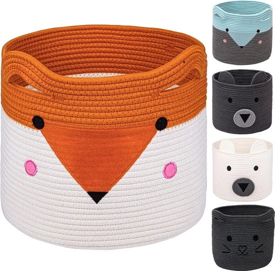 Cassa di archiviazione per bambini, scatola di archiviazione per giocattoli, ideaale per l'uso con Kallax, piano di Kallax, abbigliamento, giocattoli, asse da stiro, camera dei bambini.