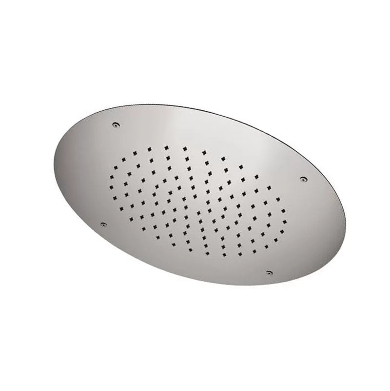 Soffione in acciaio inox tondo con getto a pioggia