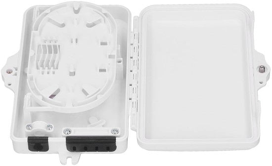 Cassetta Optica IP65 - Formato Compatto - Gestione Fibra - Dimensioni 21 x 14 x 4 cm