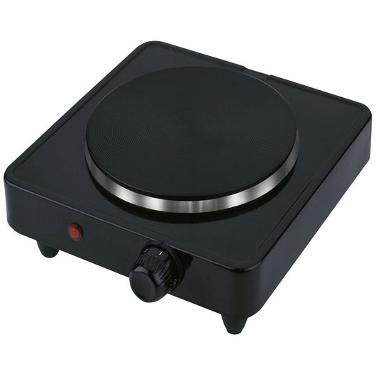 Fornello Elettrico Singolo 20,5x3,5x20,5 cm 1000W Nero