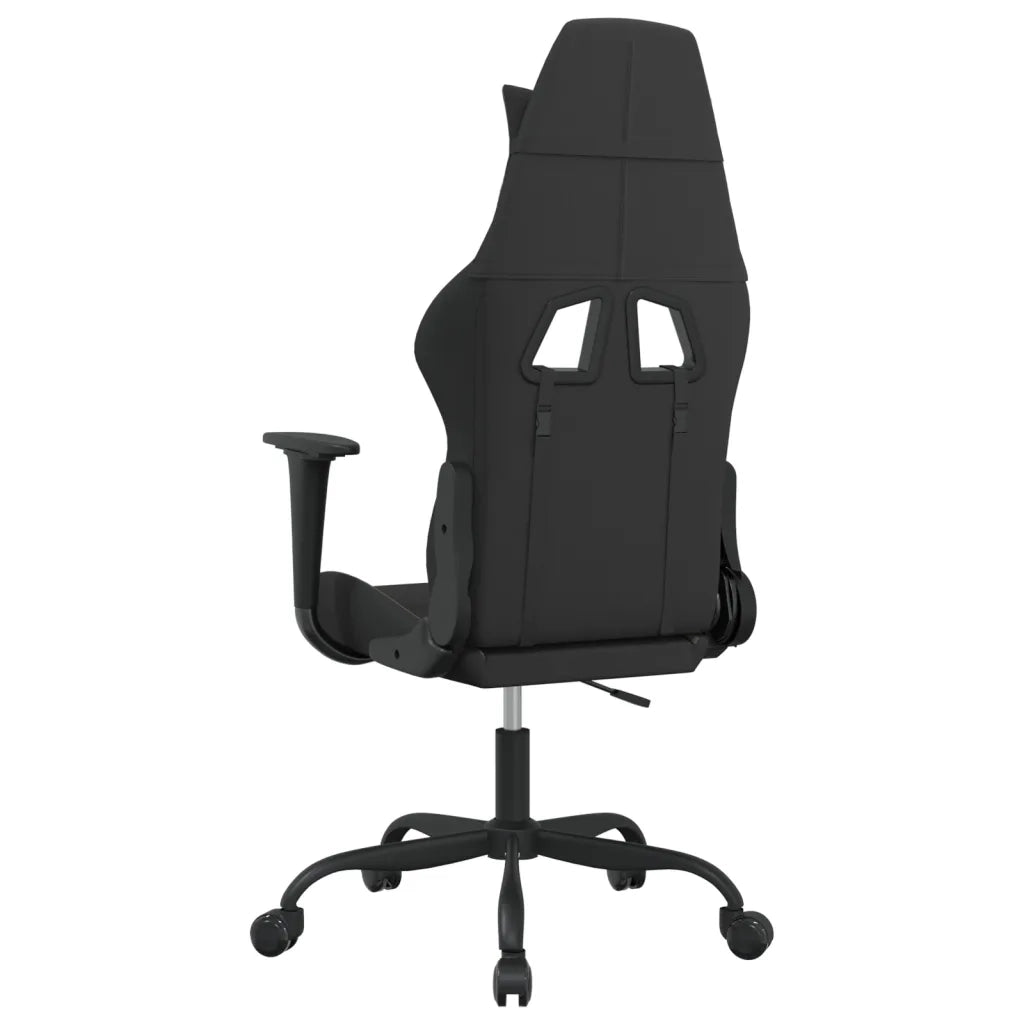 Sedia da Gaming | Sedia da e-sports Nero e Tortora in Tessuto