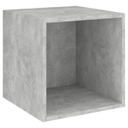 Armadietto a Muro | Mobile a Muro Grigio Cemento 37x37x37 cm in Legno Multistrato