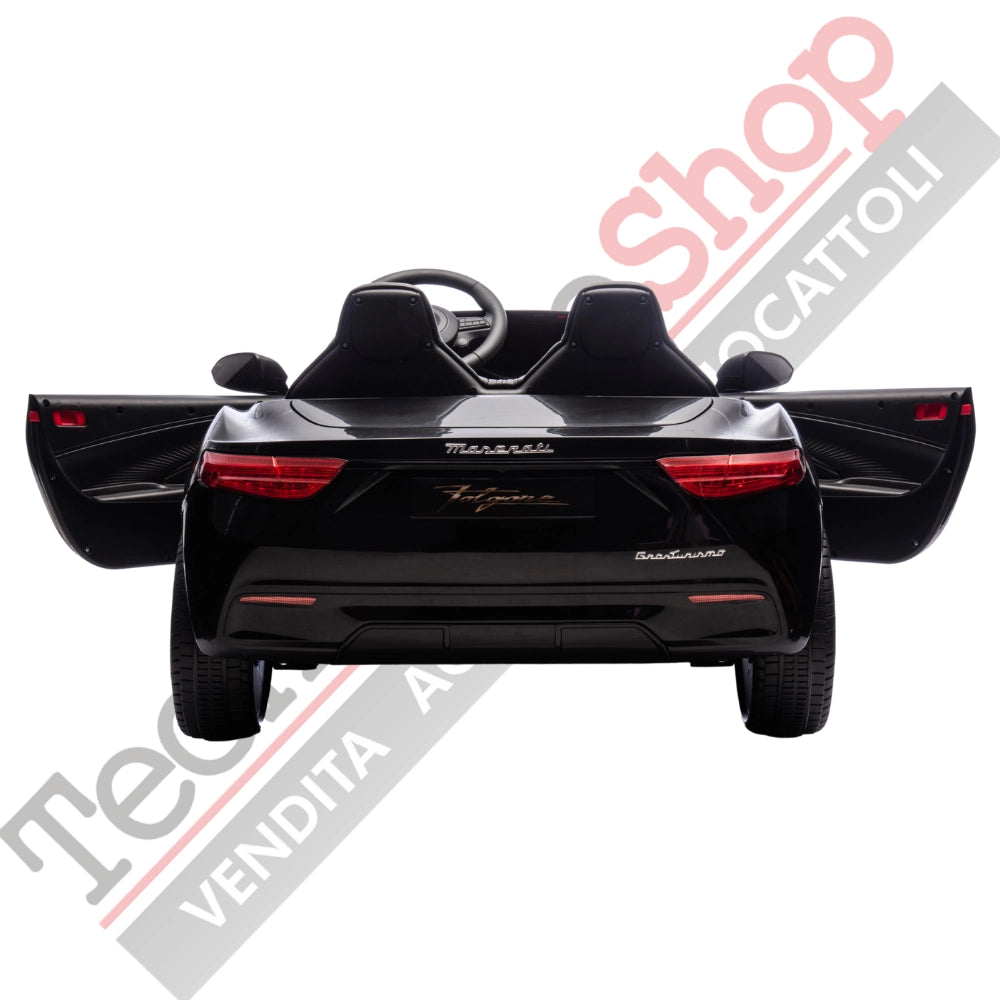 Auto Elettrica Per Bambini Maserati Folgore 12V-Nero