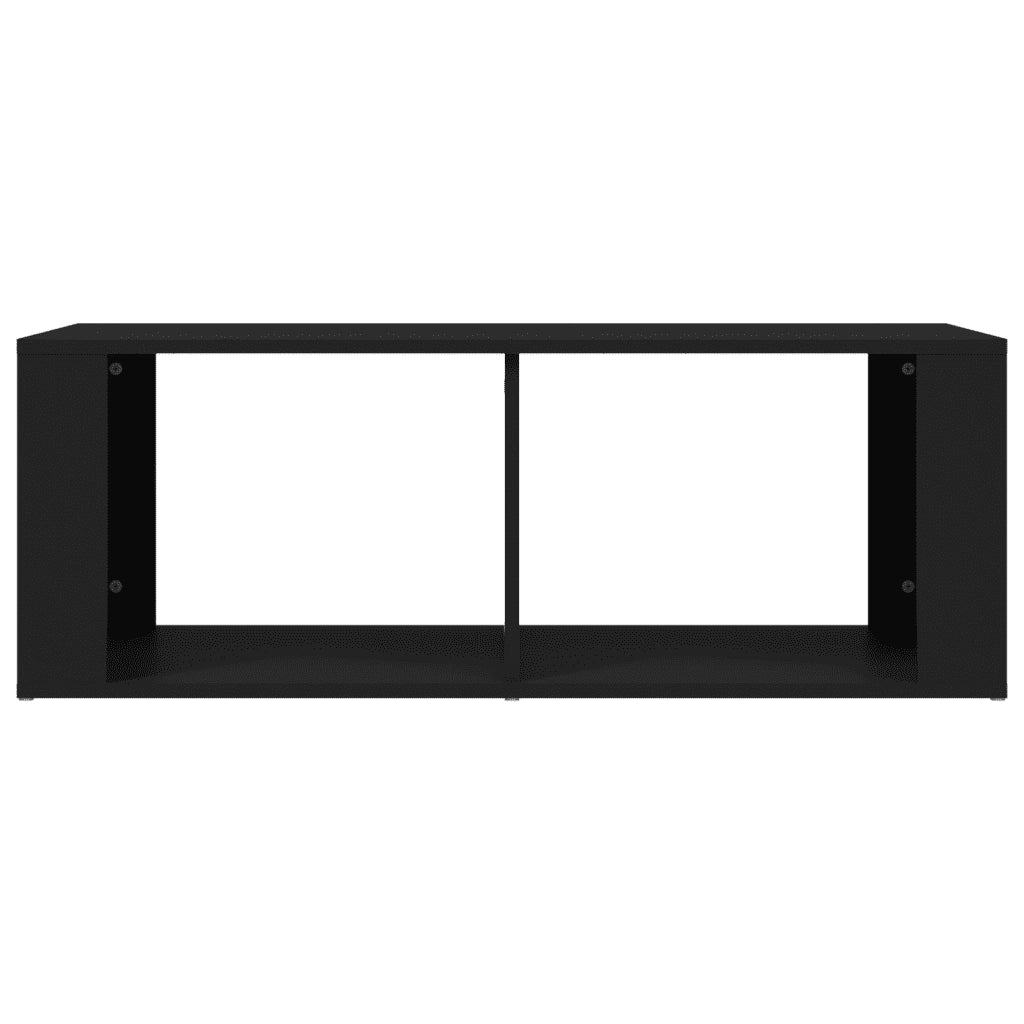 Tavolino da Salotto Nero 100x50x36 cm in Legno Multistrato