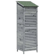 Capanno da Giardino Grigio 59 x 56 x 176 cm CFW7184500
