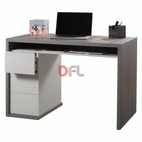SCRIVANIA LINEA AGRINIO CON 3 CASSETTI LATERALI CM. 110X60X75H