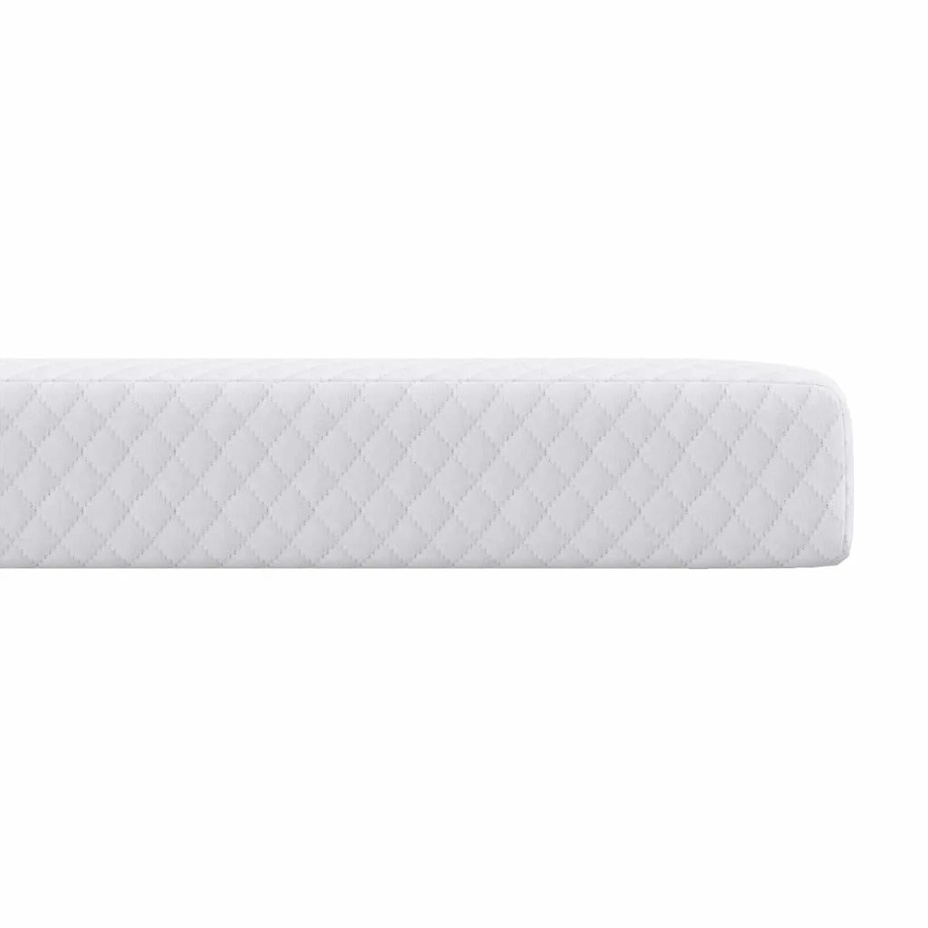 Topper per materasso Bianco 90 x 190 cm Tessuto Jacquard CFW8977035
