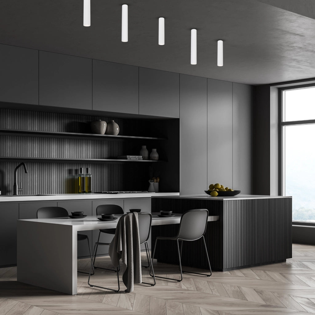 Spot soffitto bianco tondo 40 cm GU10 8W Genesis Milagro