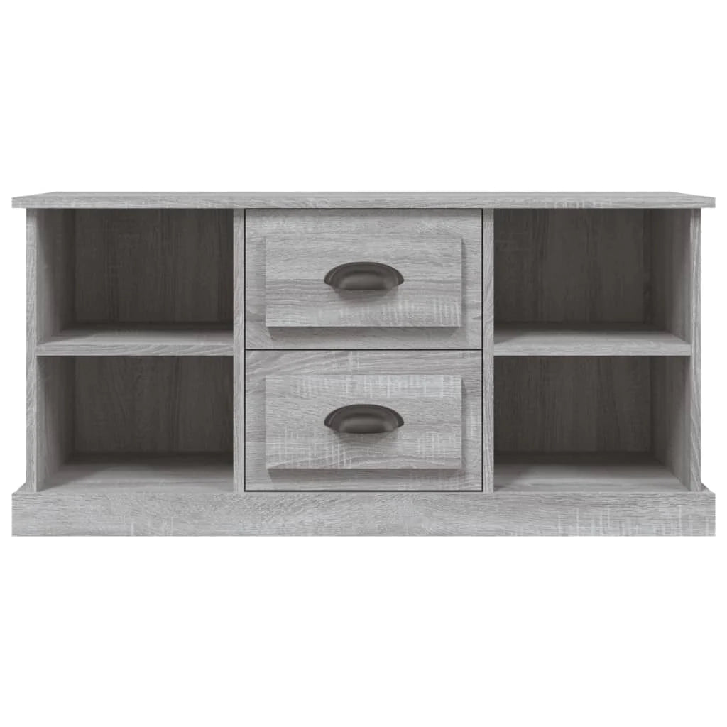 Mobile TV multimediale mensola TV credenza TV sala da pranzo soggiorno camera da letto Sonoma 99,5 x 35,5 x 48 cm legno ingegnerizzato grigio 02_0028478